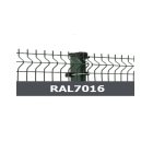 Aiapaneel RAL7016 3D 50x200mm 4mm