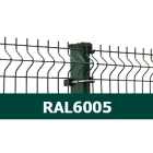 Garden panels RAL6005 3D 50x200mm 5mm