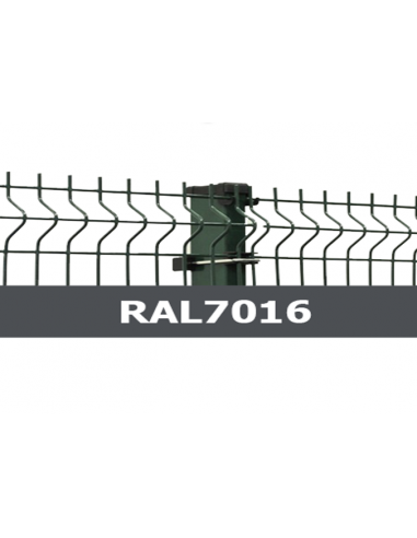 Puutarhapaneelit RAL7016 3D 50x200mm 5mm